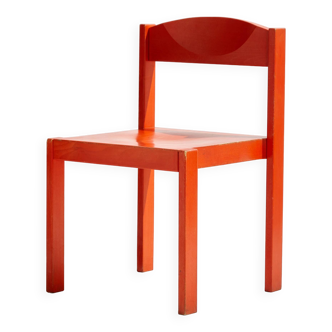 Chaise empilable en chêne, 1970s