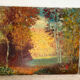 Romantic landscape, oil on canvas