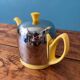 Yellow teapot salam tea guy degrenne vintage 4 cups