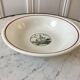 Hollow dish Saint-Amand Céranord pattern mills 60s