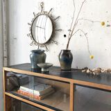 Brass witch mirror