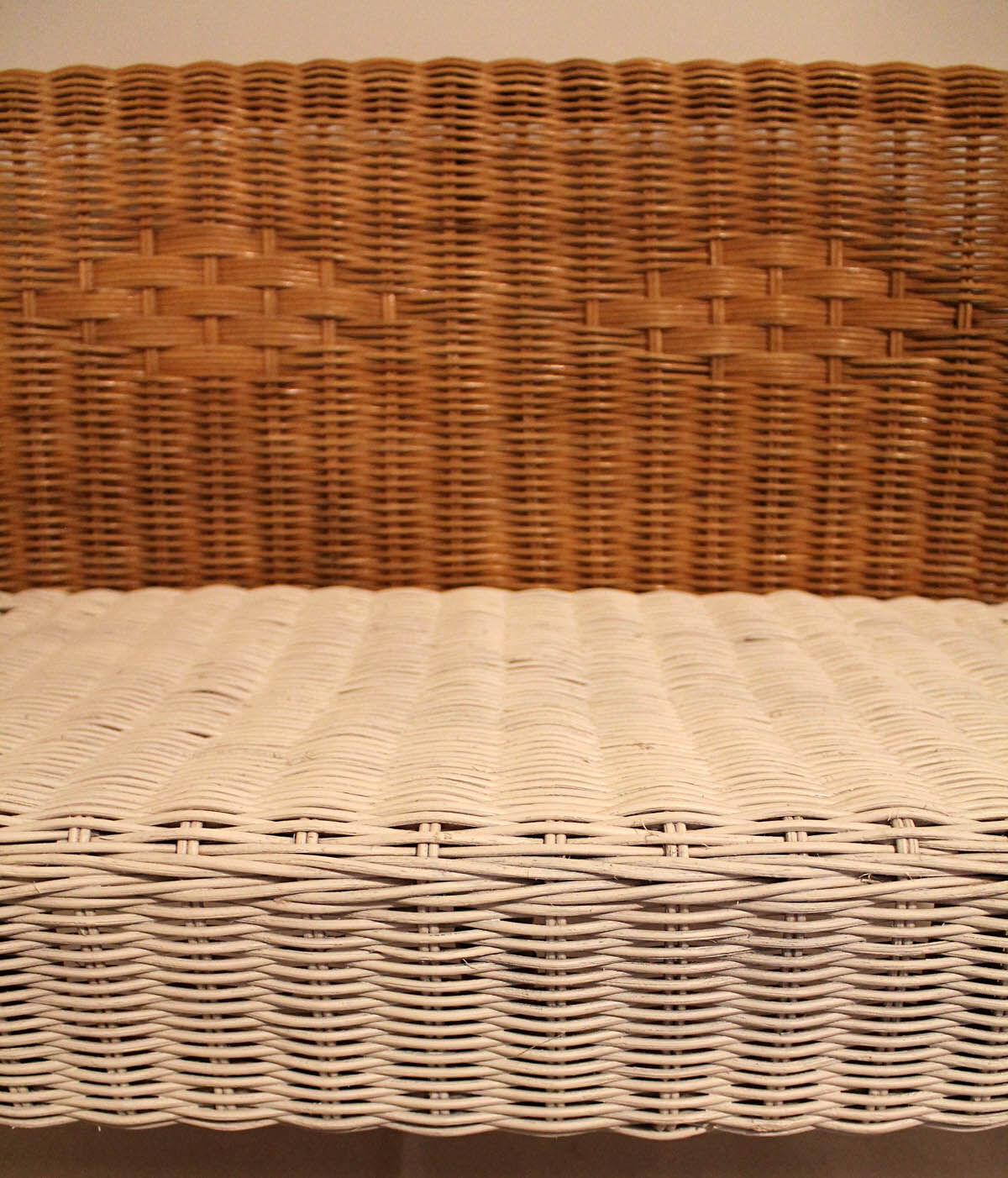 Rattan child's bench