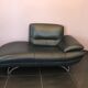 Méridienne, fauteuil et repose pieds Calia Italia salon
