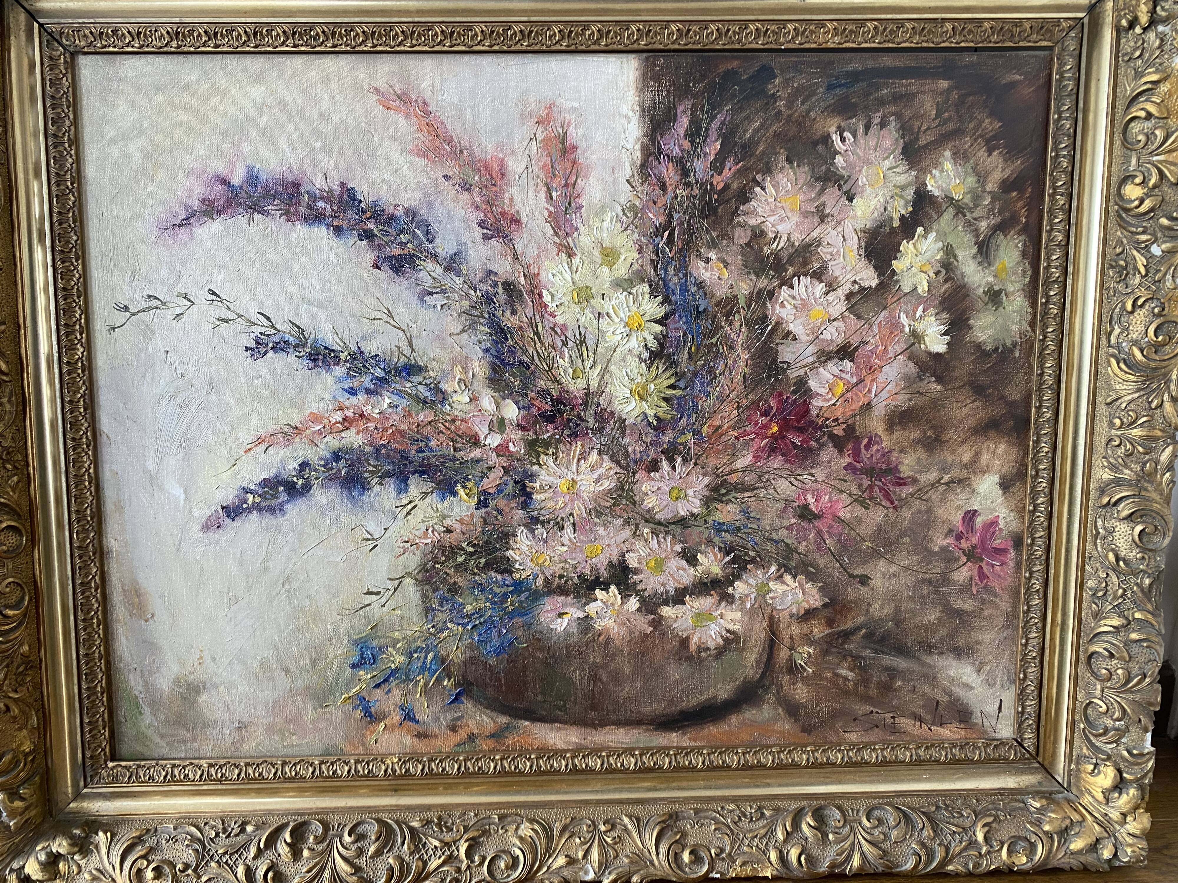 Still life with daisies