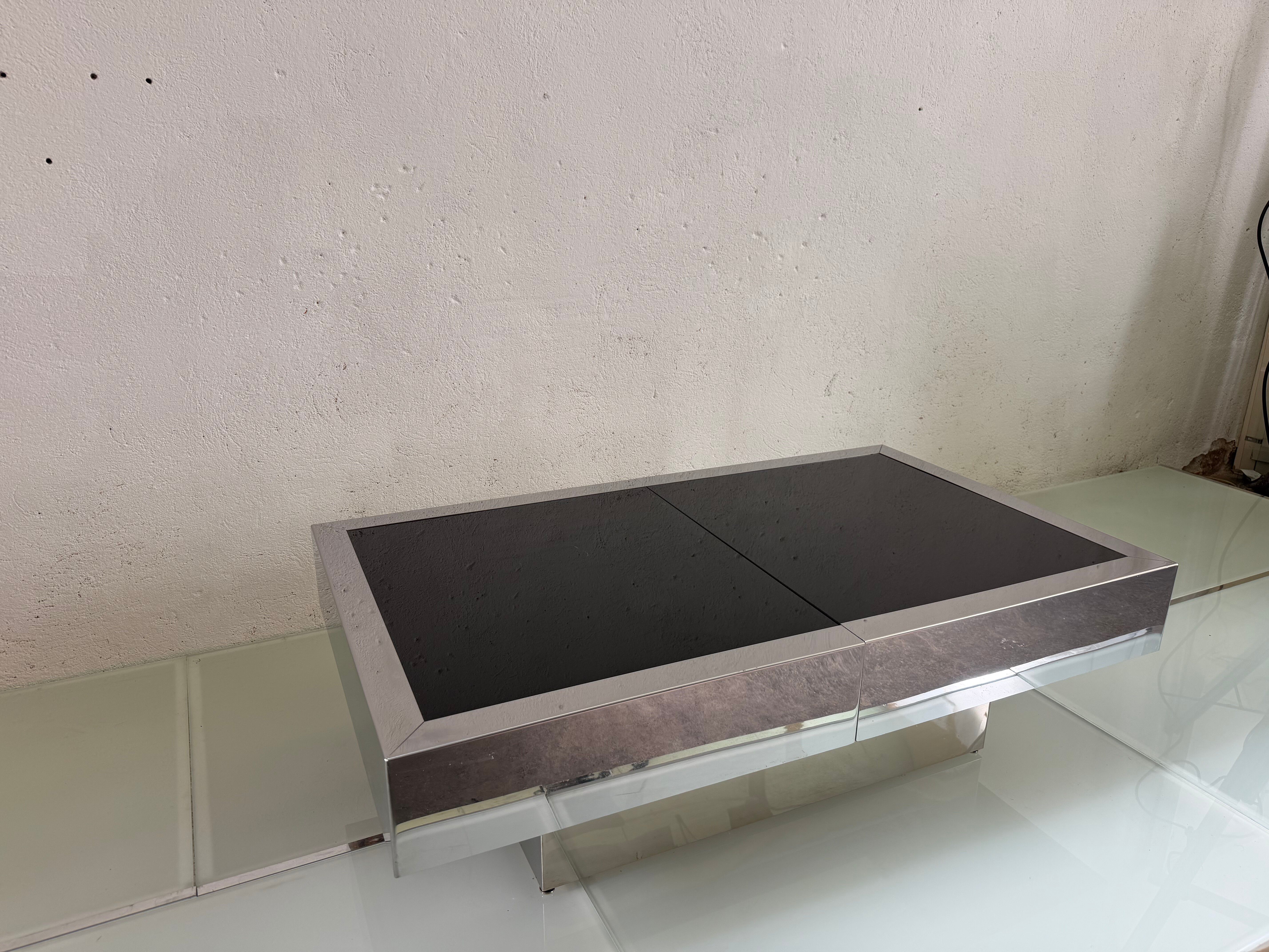 Table basse bar Willy Rizzo
