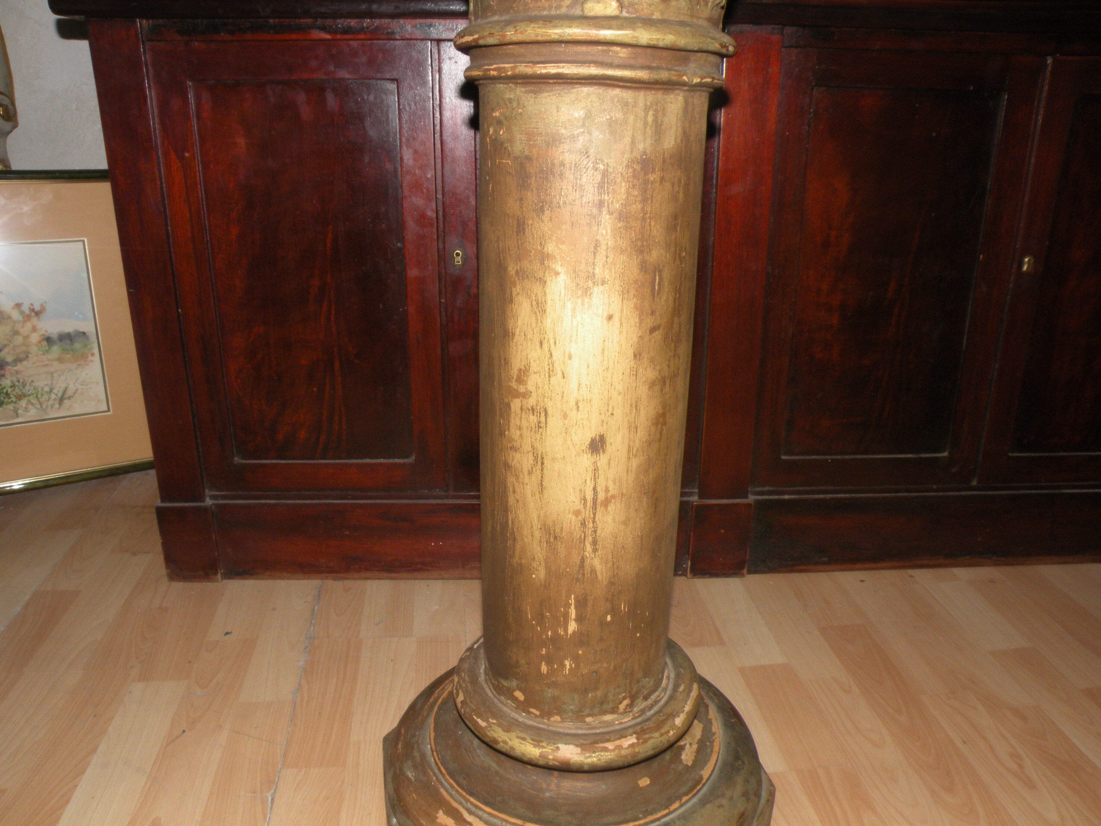 Column, Harness XIX eme terracotta, very pretty patina ....