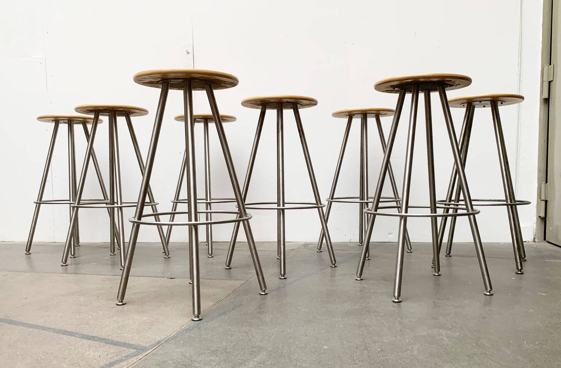 Set of German kitchen or bar stools Duktus by Bulthaup, Set of 2