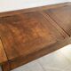 Adult desk double school vintage 50s-60s solid wood