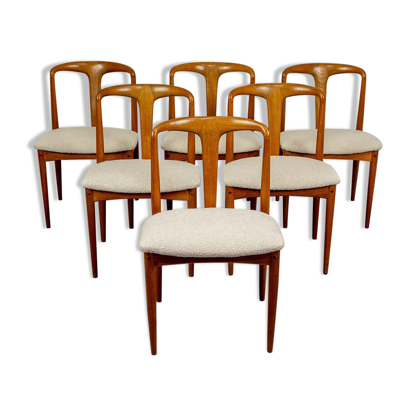 Series of Four Scandinavian Chairs - Vejle Mobelfabrik - Rosewood - Ca 1960 - Le