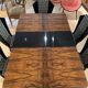 Art Deco Expandable Dining Table in Walnut Veneer & Chrome, France, 1930
