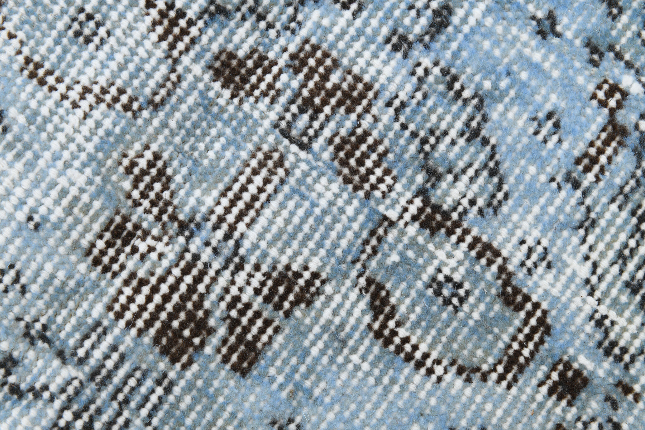 5x8 faded blue handmade turkish rug 260x150cm