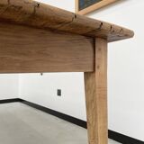 Pine and oak farmhouse table 220 cm