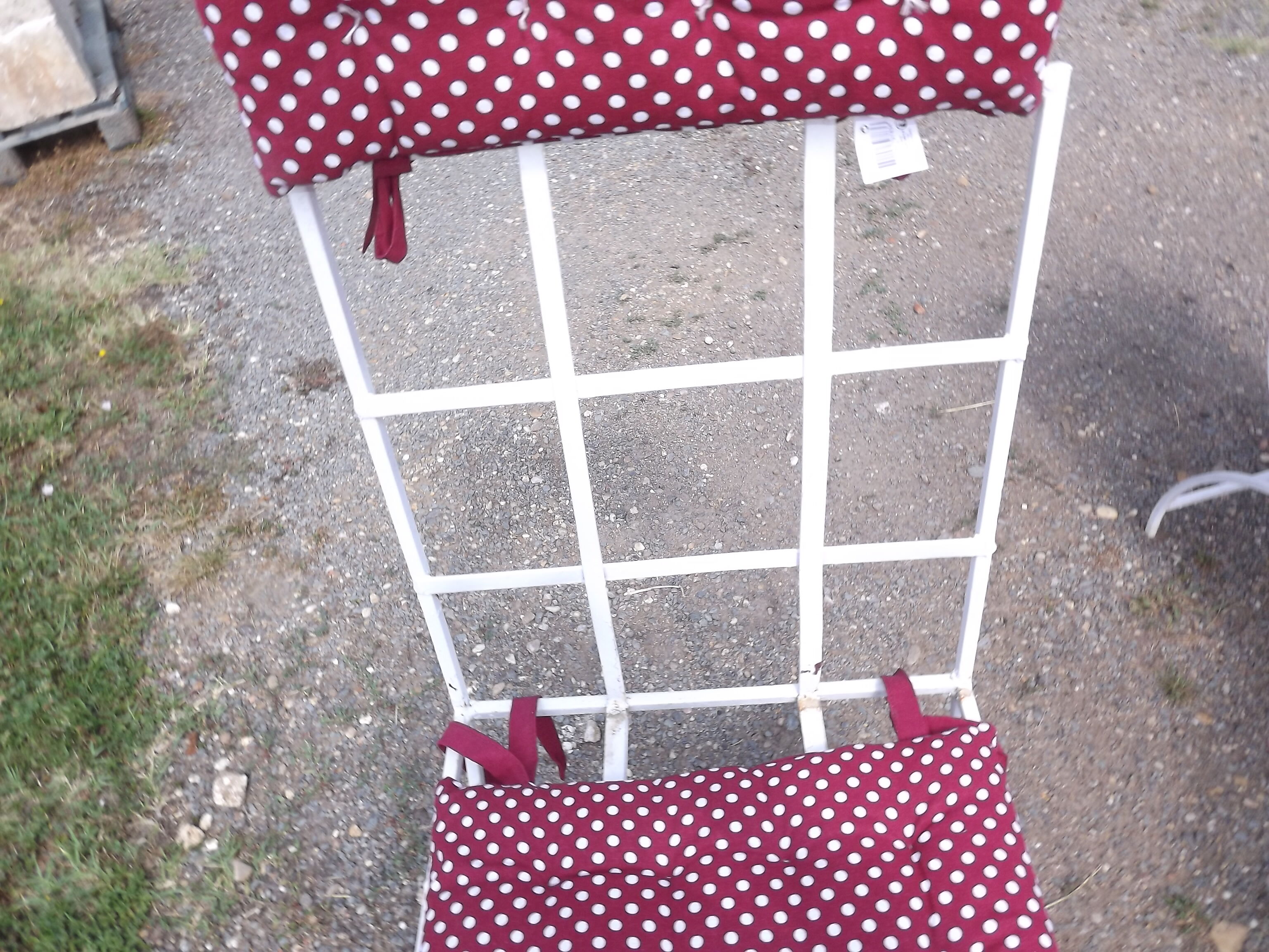 Iron garden furniture