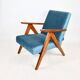 B-310 VAR armchair sea blue velvet - 2 pieces available