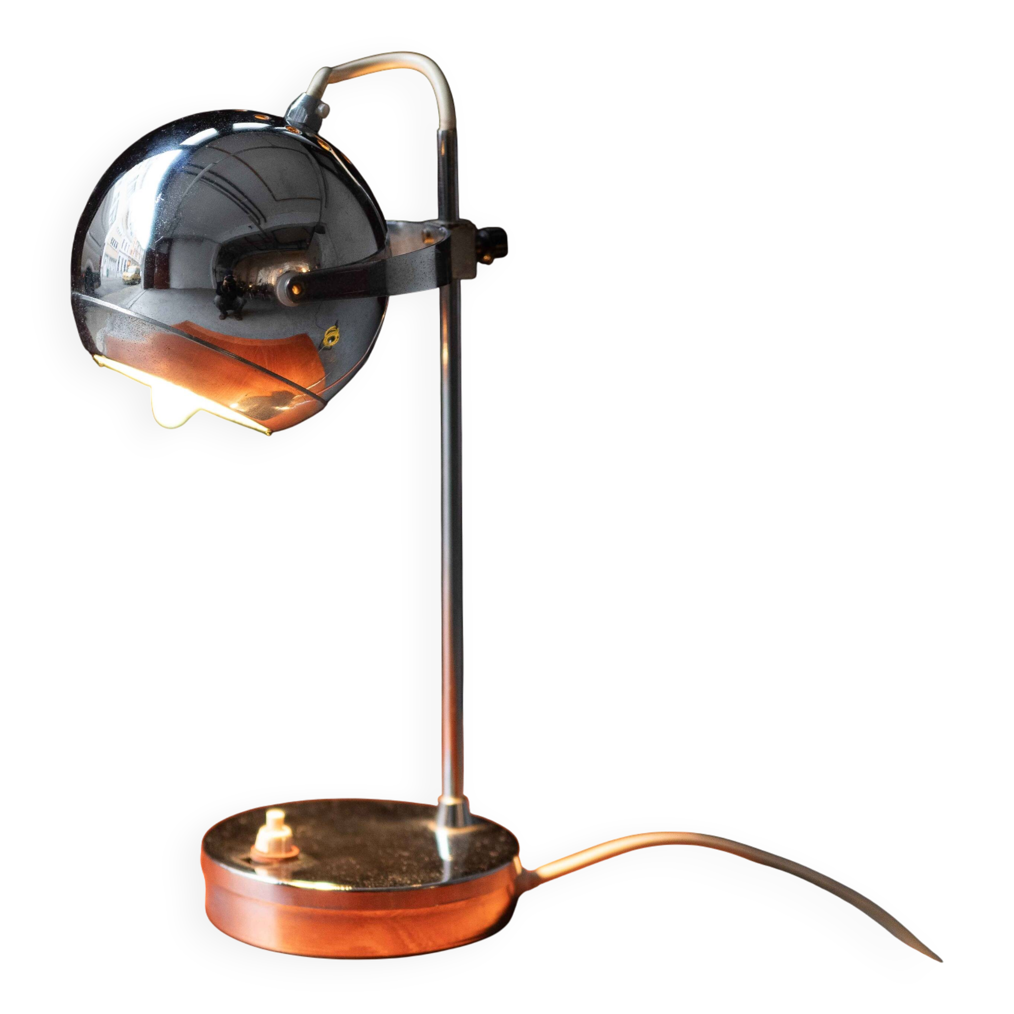 Eyeball table lamp, Italian design