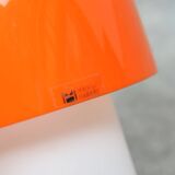 Rare Orange Mushroom Table Lamp by Luigi Massoni for Guzzini, 1970s