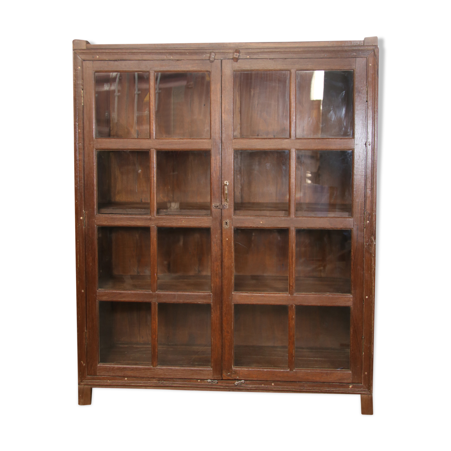 Glazed croat in ancient Burmese teak