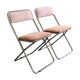 Restored vintage folding chairs