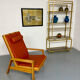 1970s vintage Italian design brass and glass shelf
