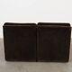 Brown modular sofa, Italian design, 1970s, manufactured by Busnelli