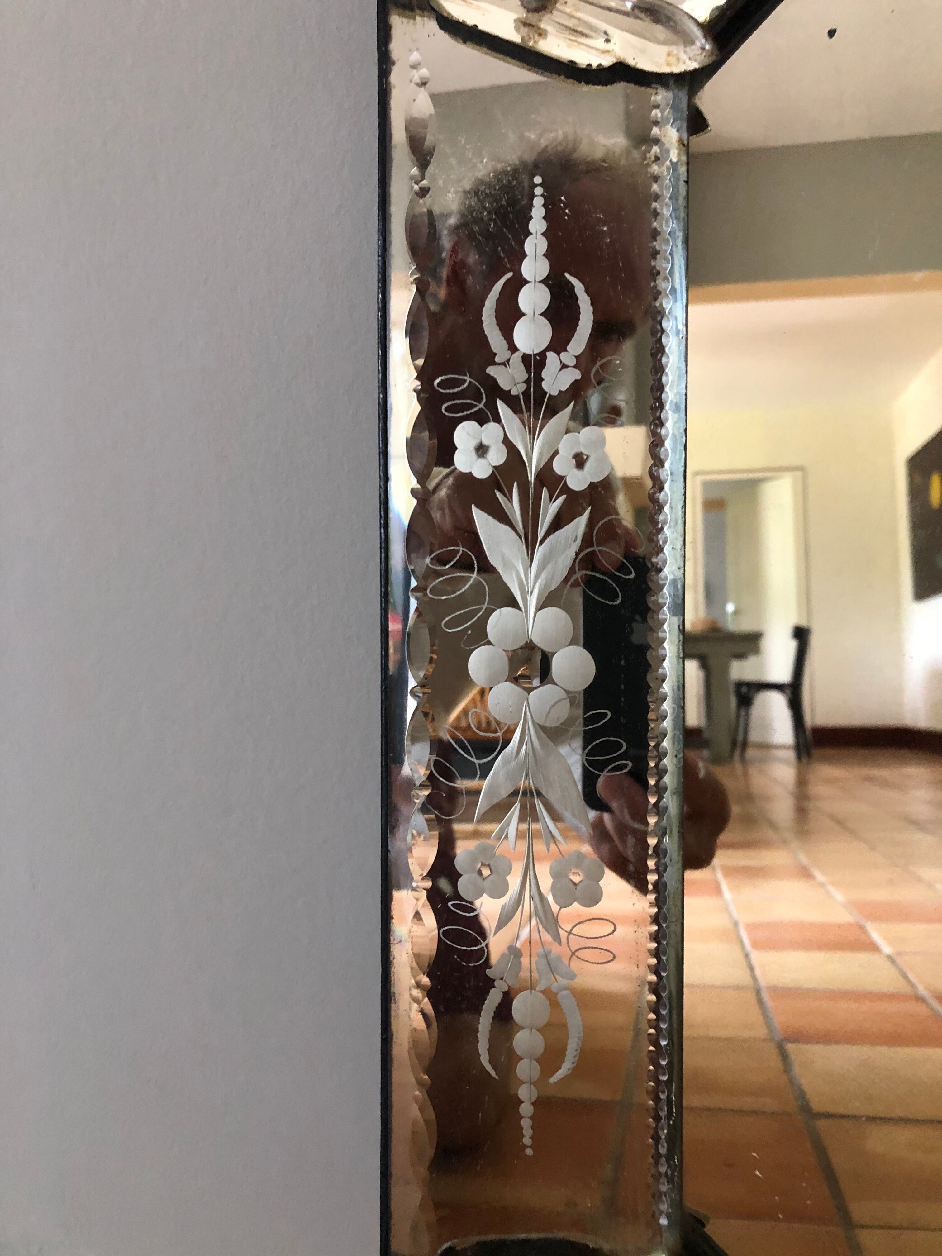 Venetian mirror 96x55cm