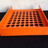 Orange mail bench design Roger Tallon