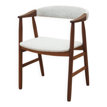Chaise en teck, design danois, années 1970