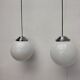 Opaline ball pendants