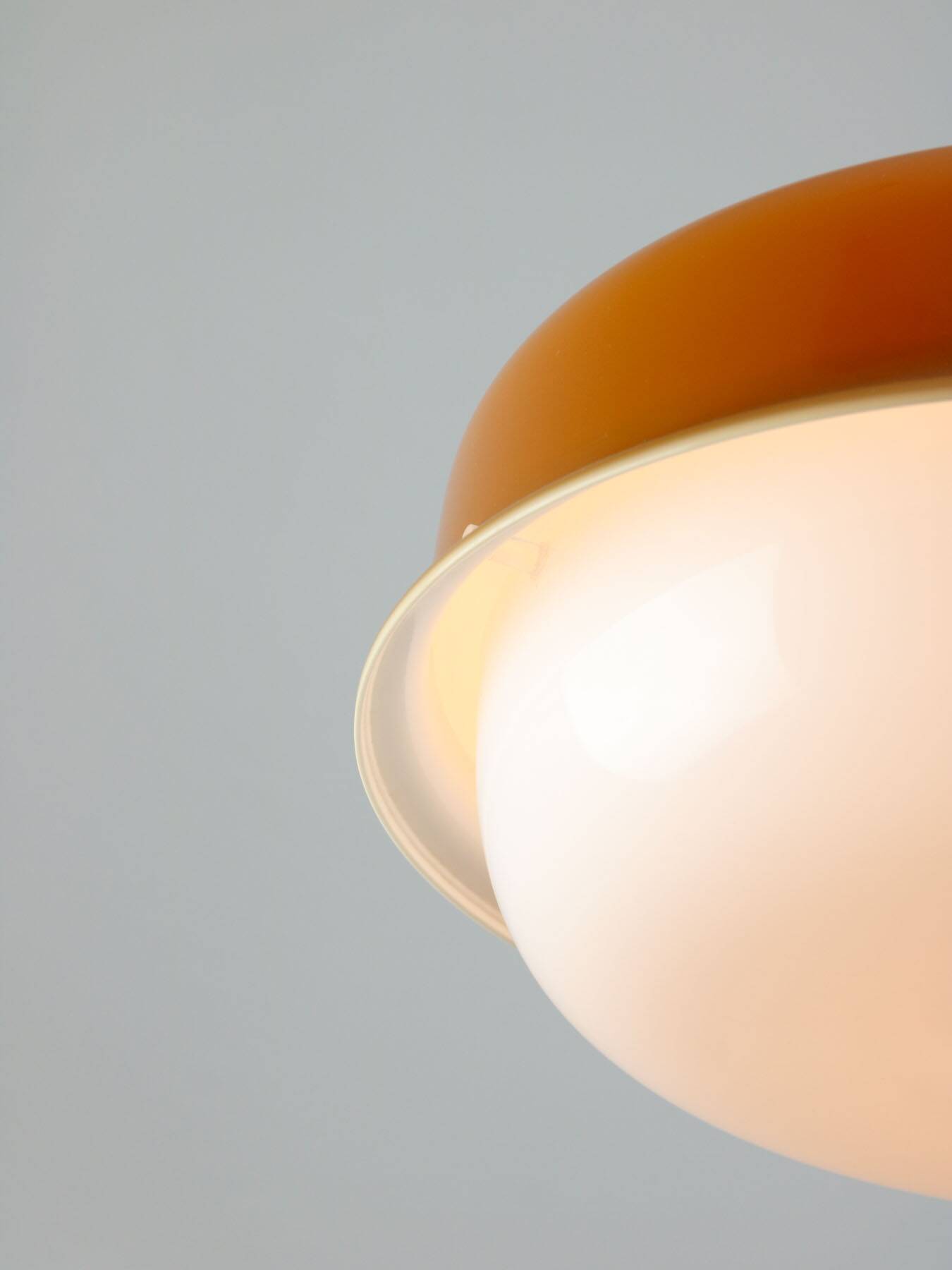 Space Age Brown Pendant from Guzzini, 1970s