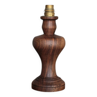 wooden lamp, vintage wooden lamp base, table lamp, living room lamp