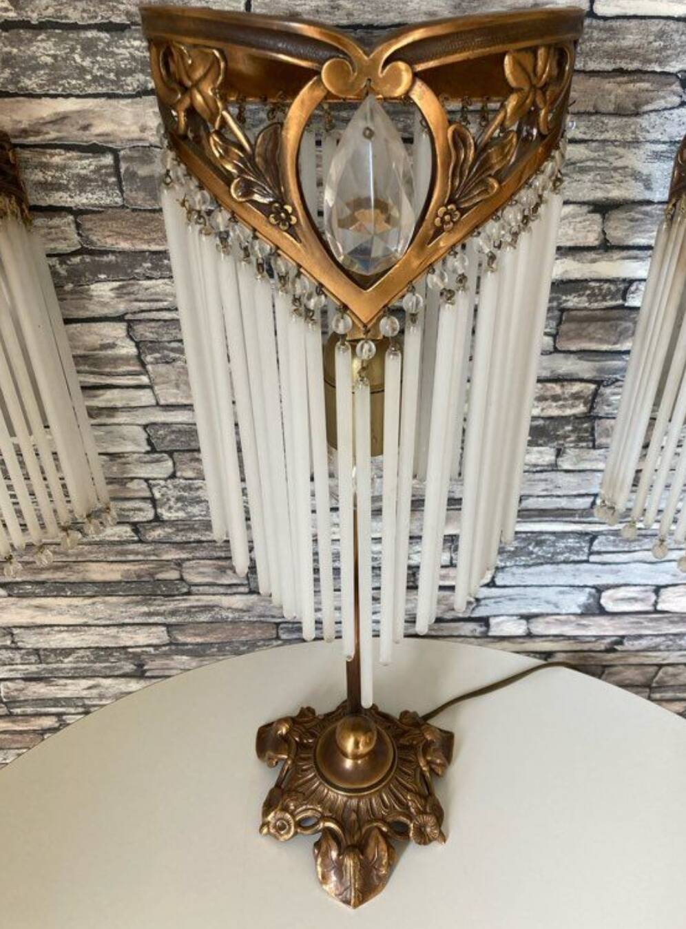 Lamp and wall light in the style of Guimard