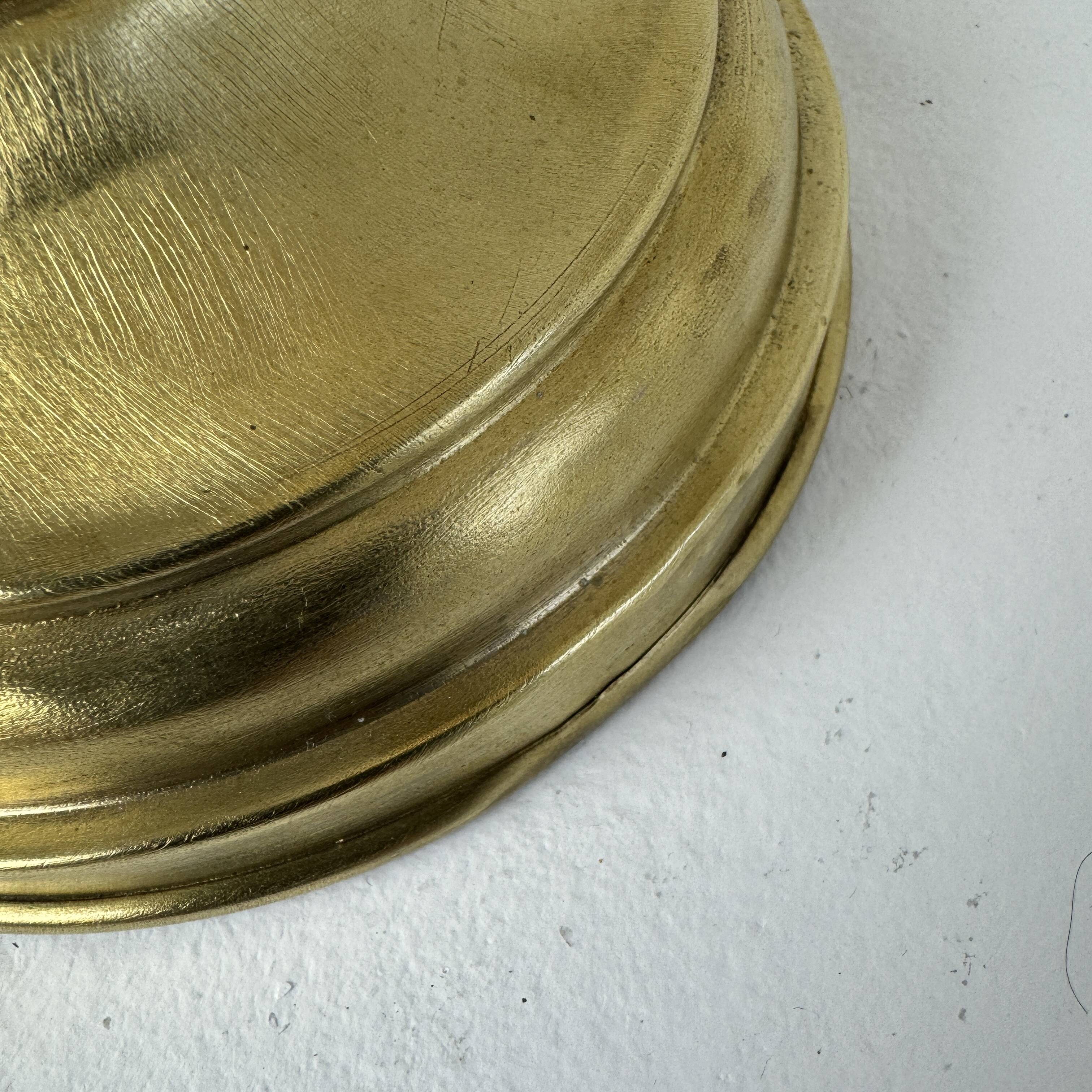 Vintage marbled glass table lamp