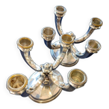 Pair of 4-flame candelabras