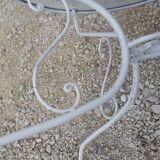 Wrought iron garden table 1900