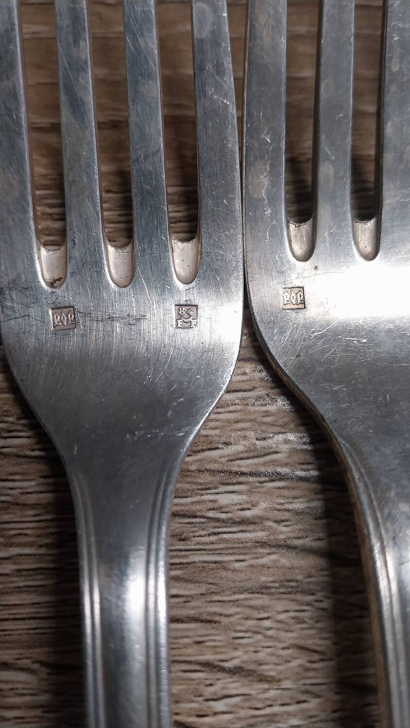 Set of 11 Forks - François Frionet Hallmark - Silver 84g
