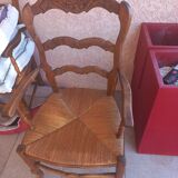 Straw armchair