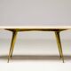 Italian coffee table with marble top, 1960
