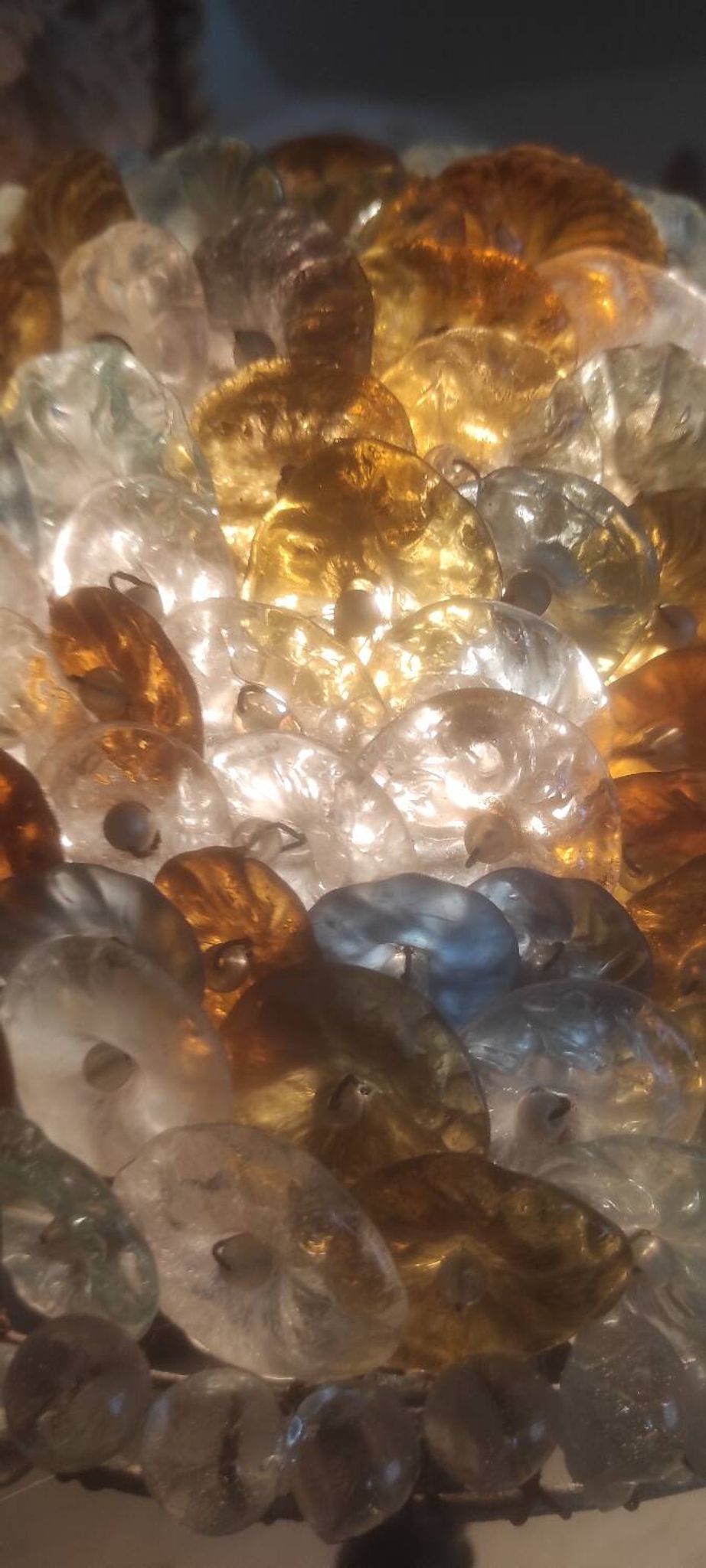 Abat-jour en verre de Murano