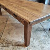 Solid oak coffee table