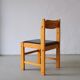 6 chaises en pin massif minimalistes | Années 1970