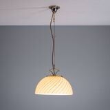 Ceiling lamp with Murano glass shade