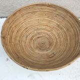 Old rattan basket