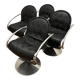 Set of 4 Verner Panton chairs, System 1-2-3 for Fritz Hansen.