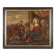 The Holy Family with saints, old painting from the 17th-18th century.