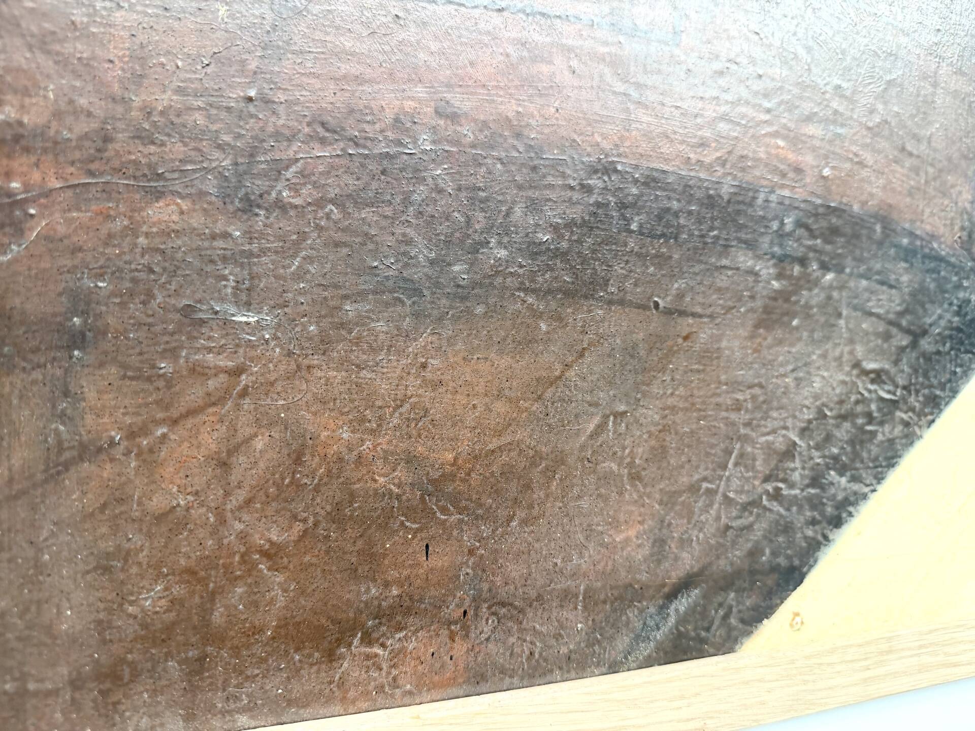 Abstract diptych "deconstructed architecture", France 1970