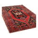 Ancient Asian rug made of cotton and wool, large knot.