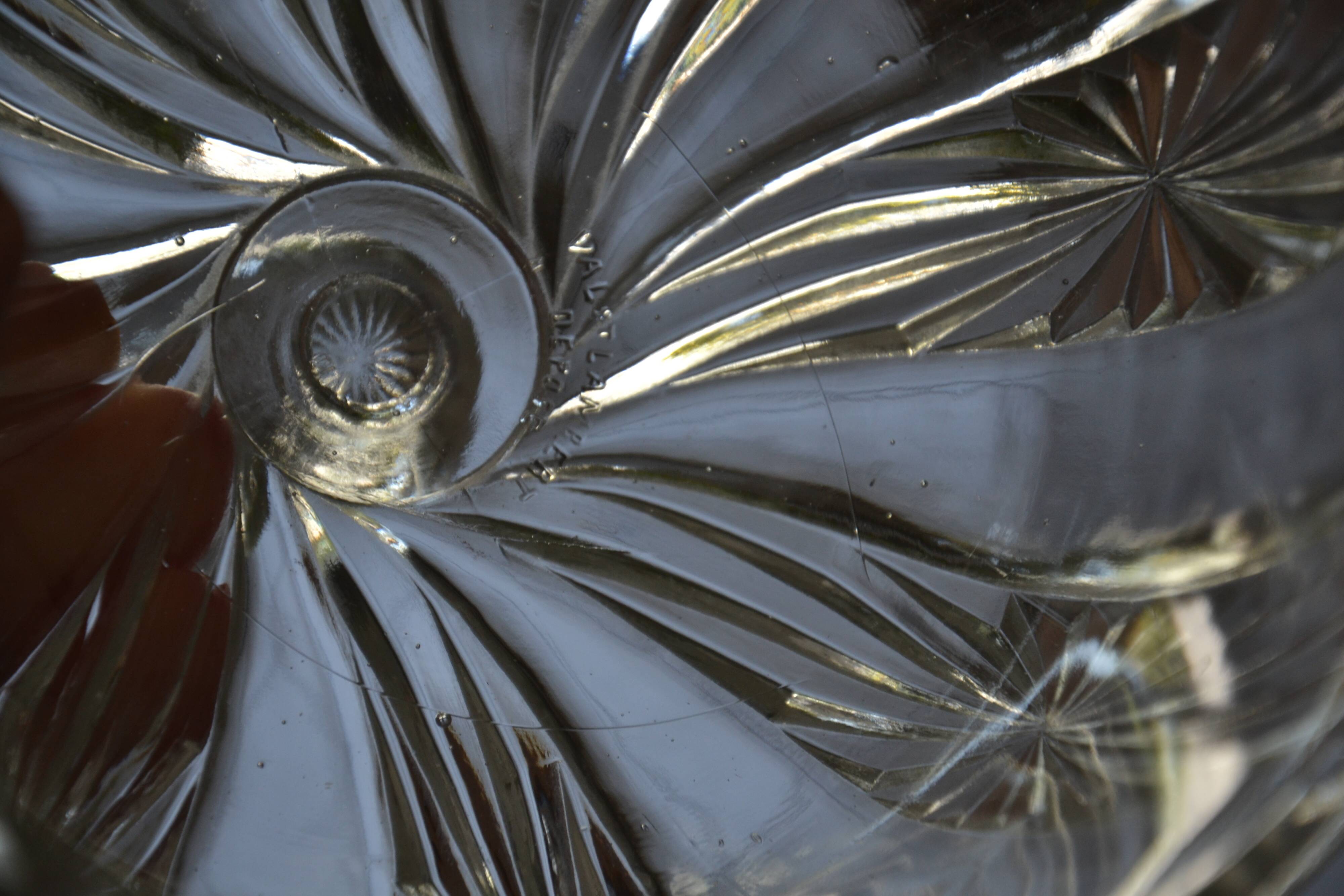Cloche en cristal Val St Lambert