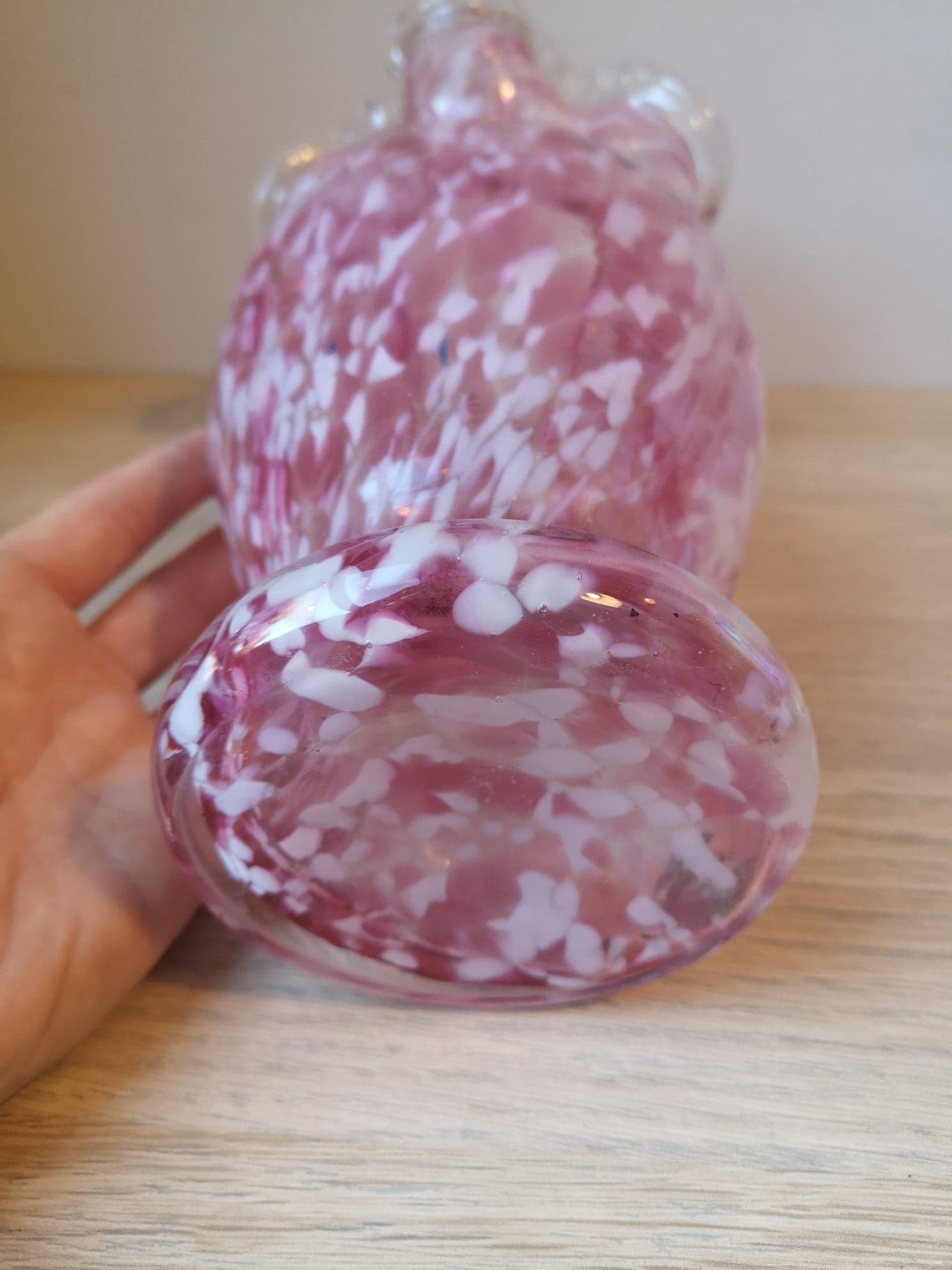 Vase corolla- glassworks of Clichy- circa 1920