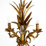 Original 1970s floral table lamp by Hans Kögl in the shape of a wheat sheaf