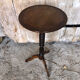 Sellette table appoint tripode bois tourné vintage